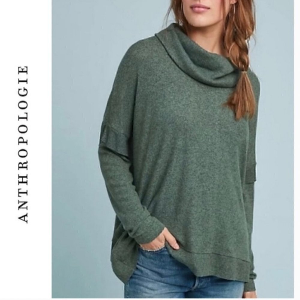Anthropologie Postmark Lassen Cowl Neck Sweater